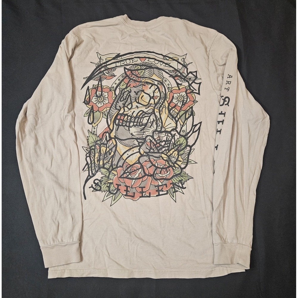 Sullen Art Collective Men's Long Leeve Graphic T-Shirt Size Small